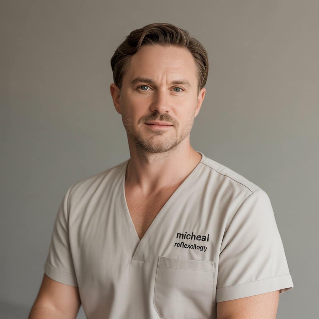 Michel, professional deep tissue massage therapist in Hobart, specializing in releasing muscle tension and promoting recovery.
